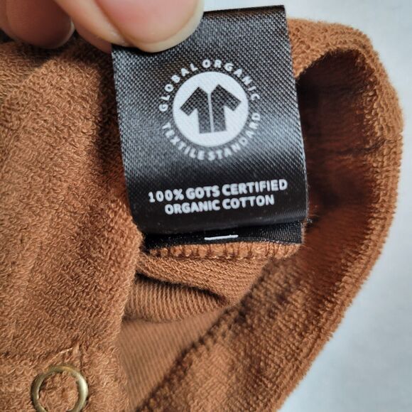 Kidwild Baby Tank Shorts Romper Jumper Size 0-3 months Brown Button Front Boho - Picture 4 of 6